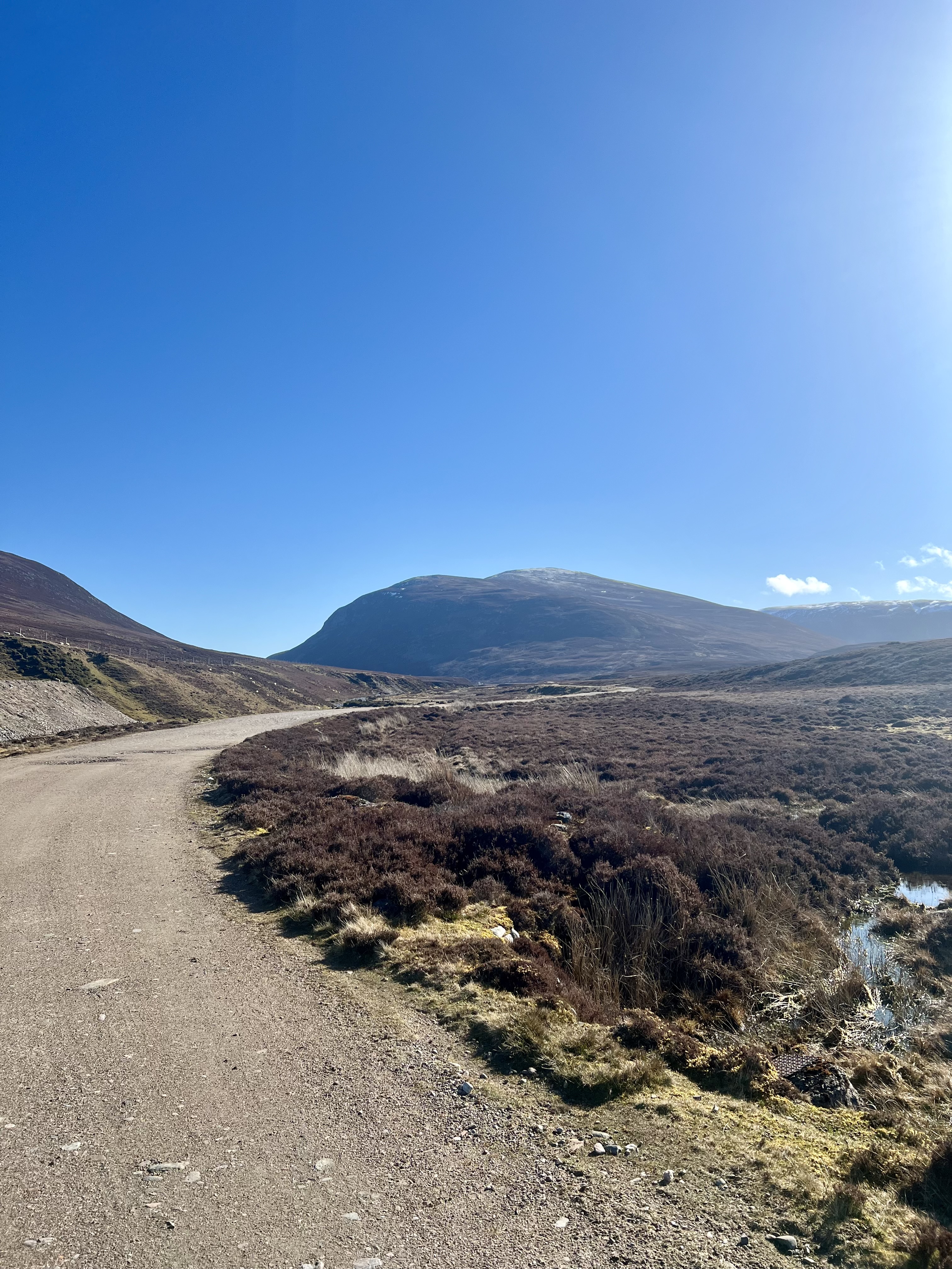 Meall Chuiach ahead