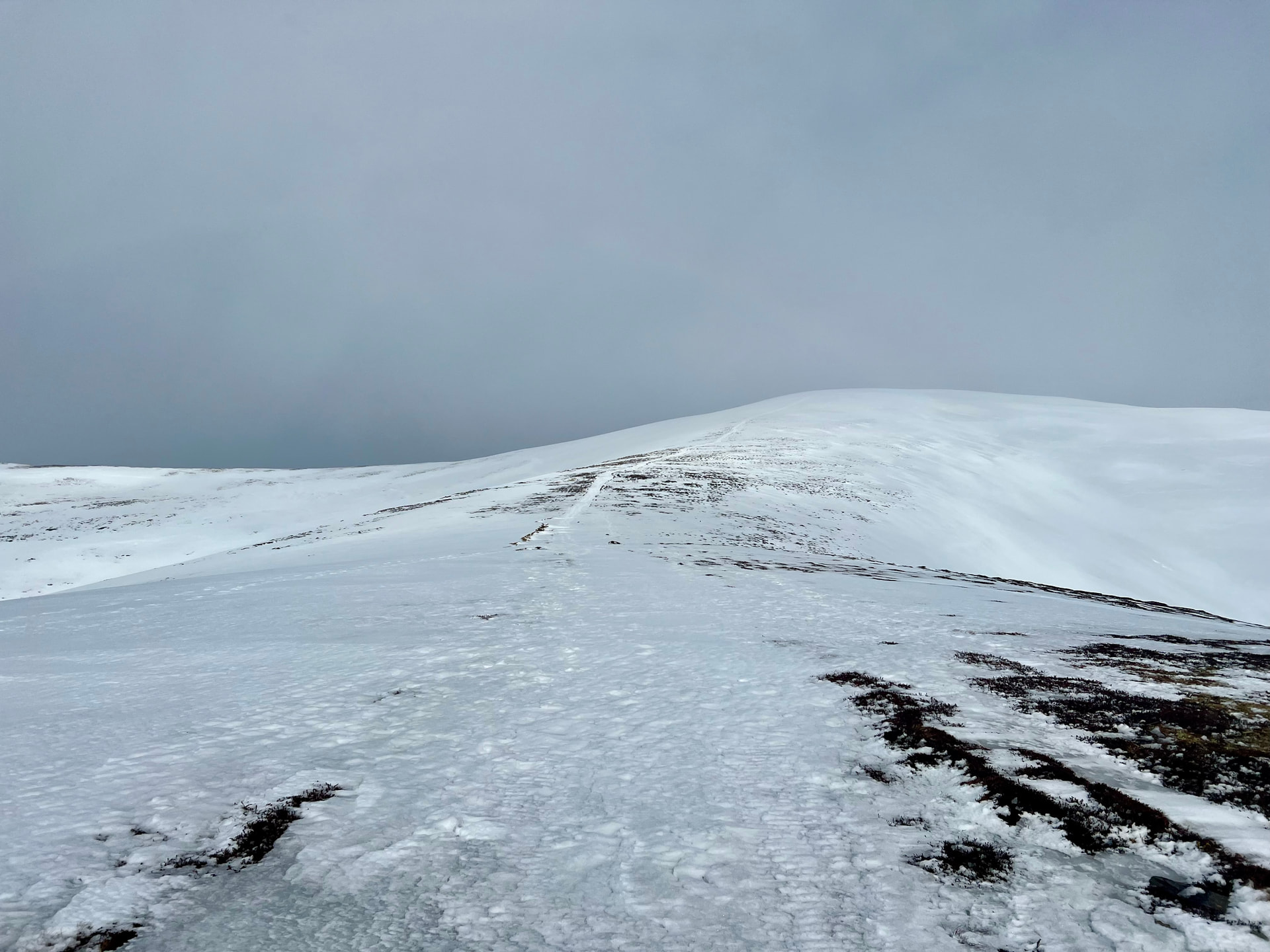 Final climb to the top