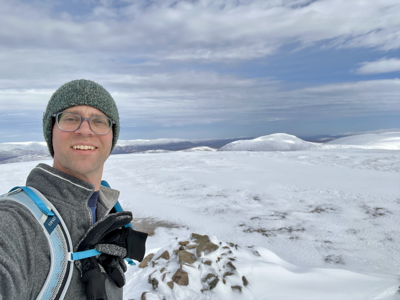 At the summit!