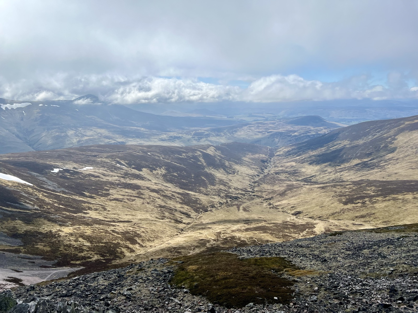 Looking back down towards Glen Tilt