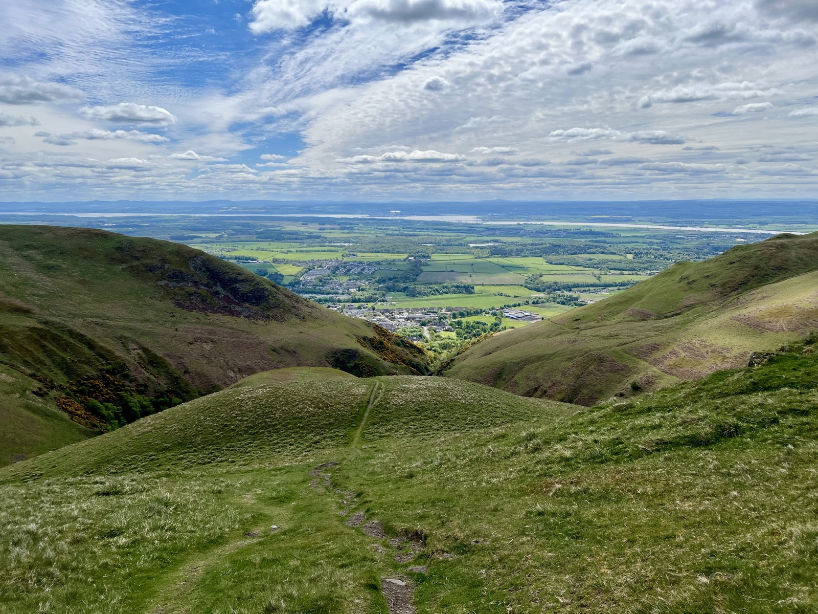 After a steep climb!