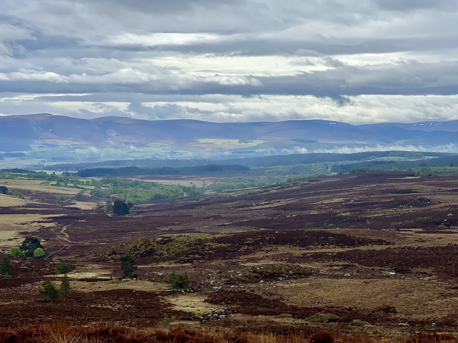 Big hills in the distance