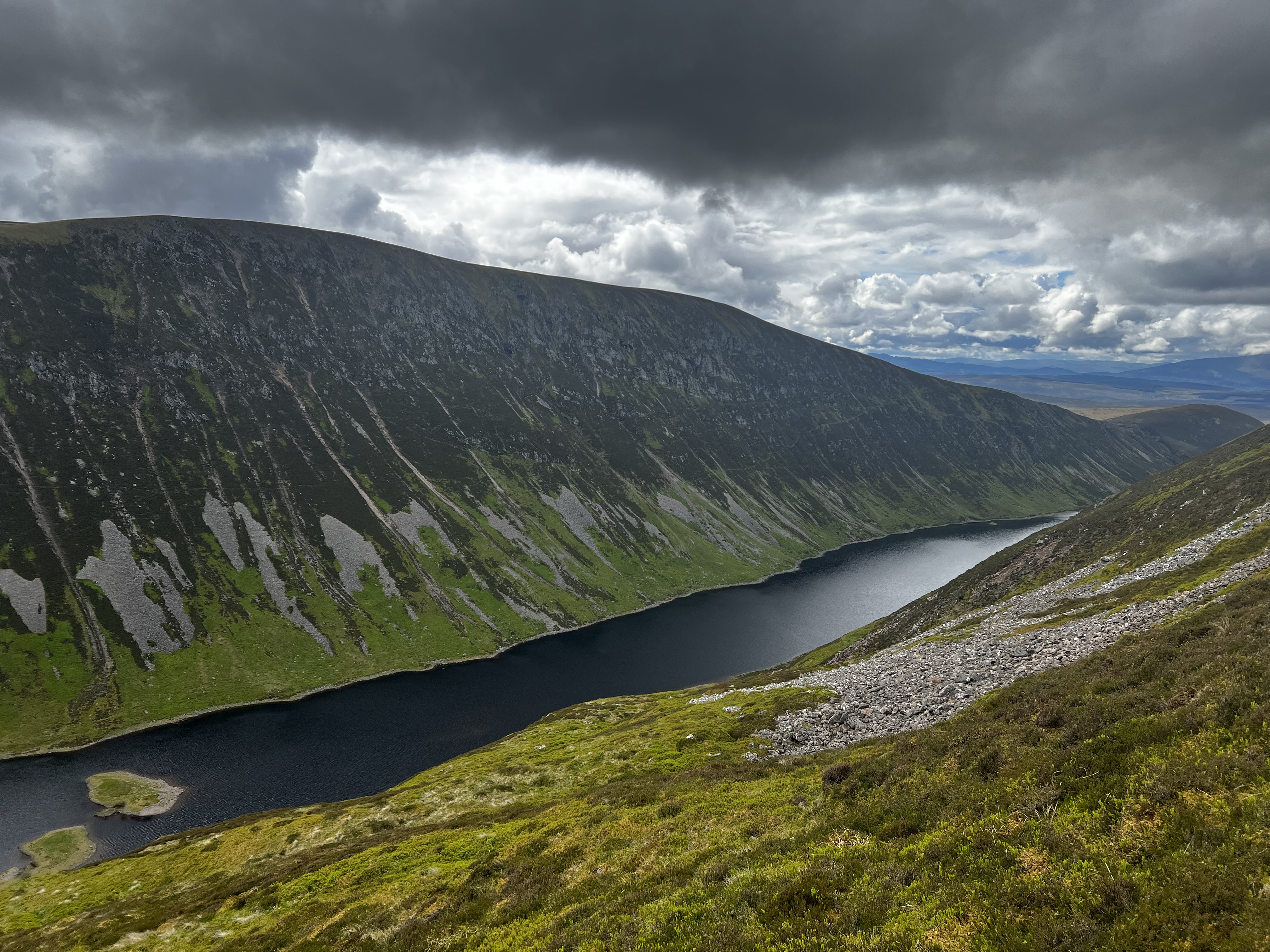 Looking back along the loch