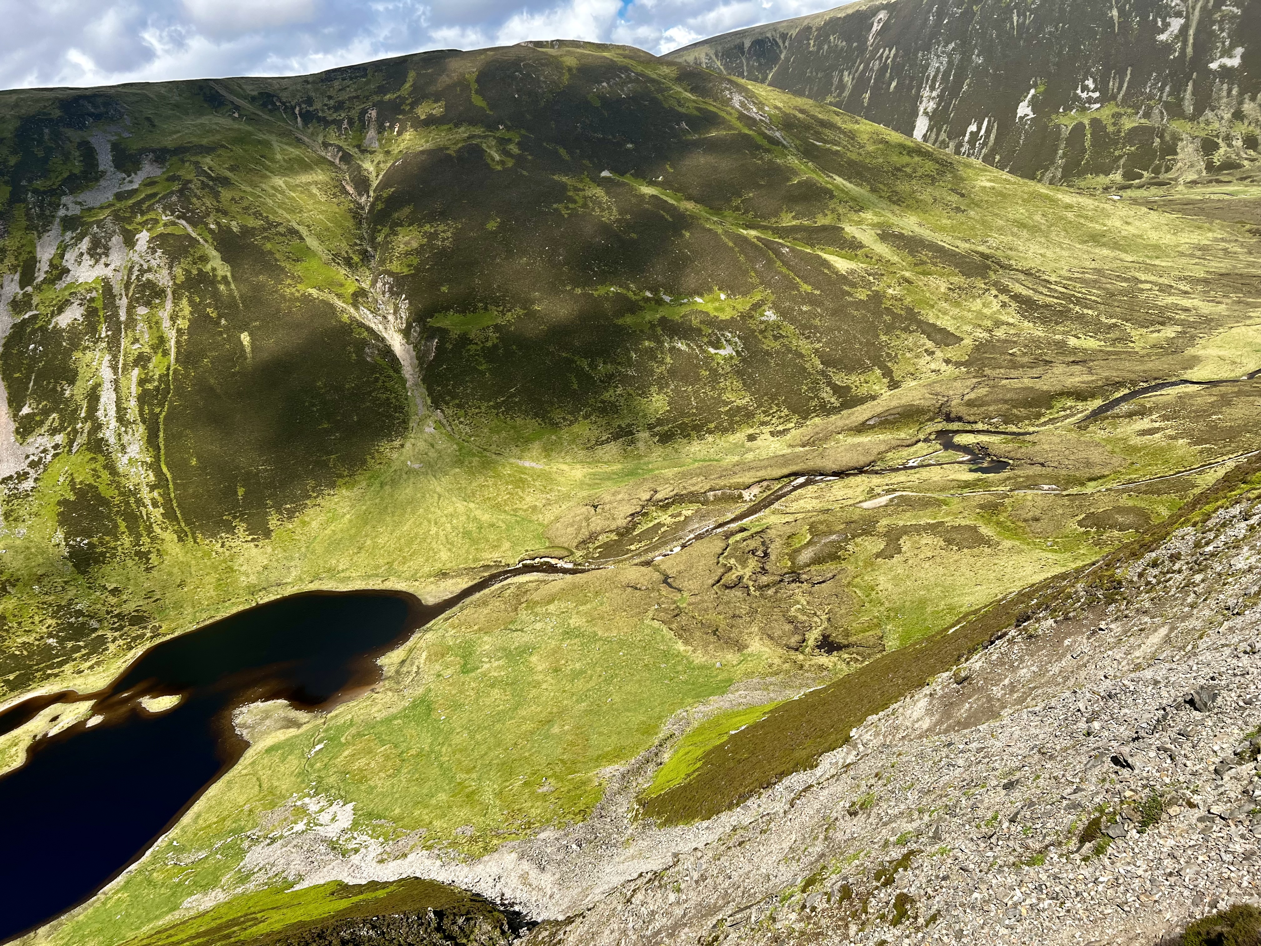 Slowly making my way up A’Chaoirnich