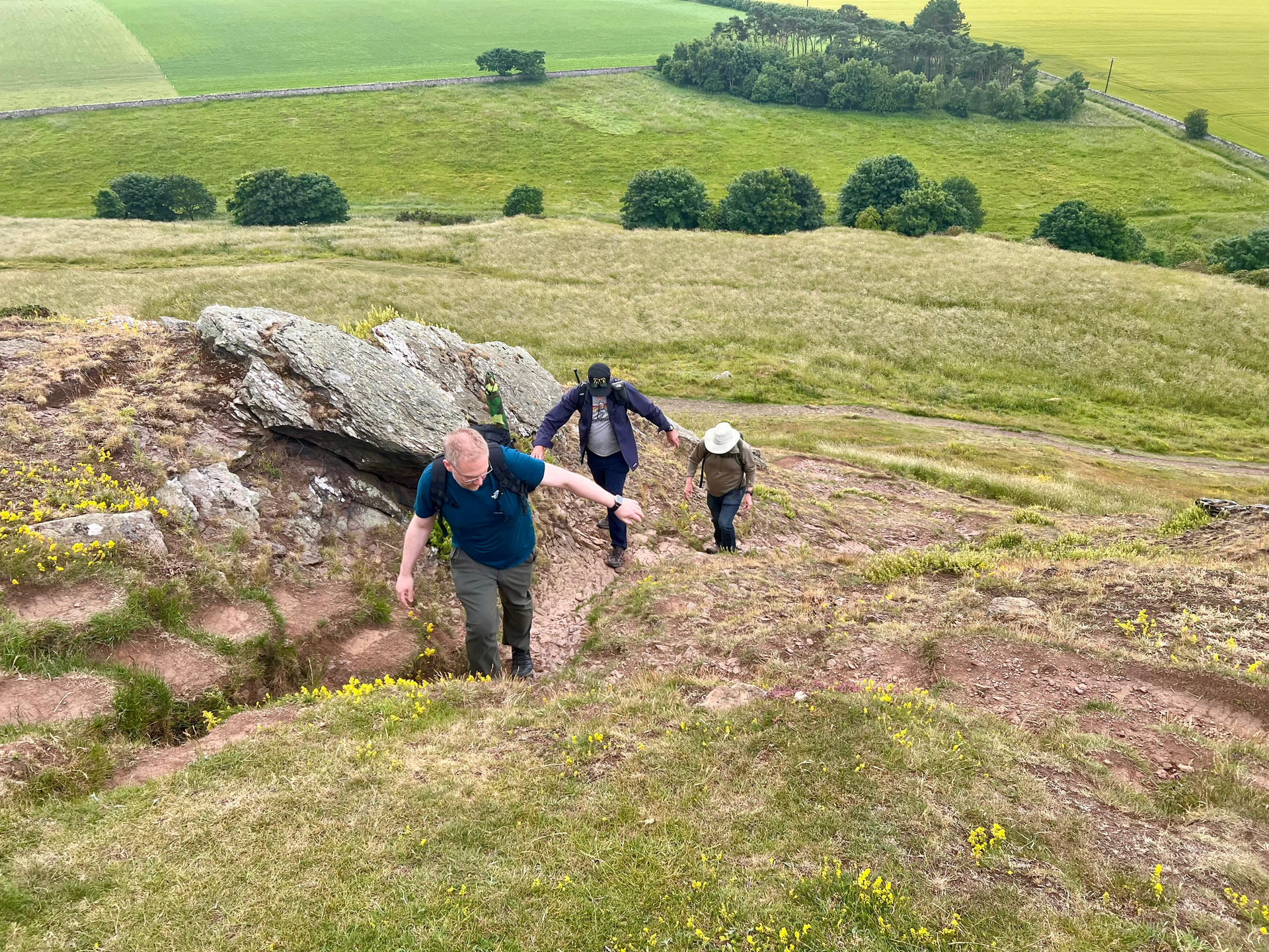 Starting the climb