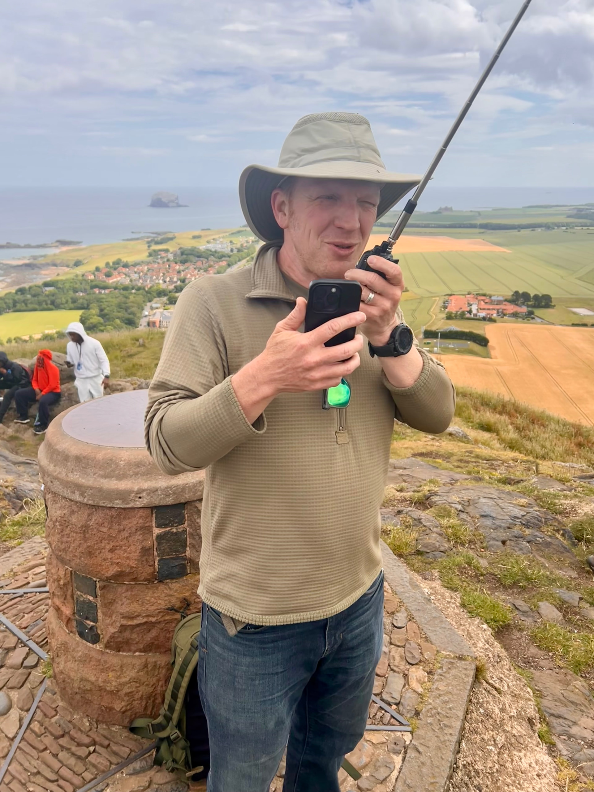 Thomas working VHF